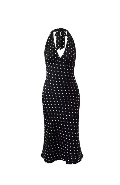 blue dress for baby girl Self-Portrait Embellished Polka-dot Tiered Gown main image 0