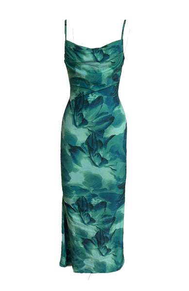 Emerald Coast Maxi Dress Green - Black Coral Black Coral xo Emerald Coast Maxi Dress Green - Black Coral Black Coral xo
