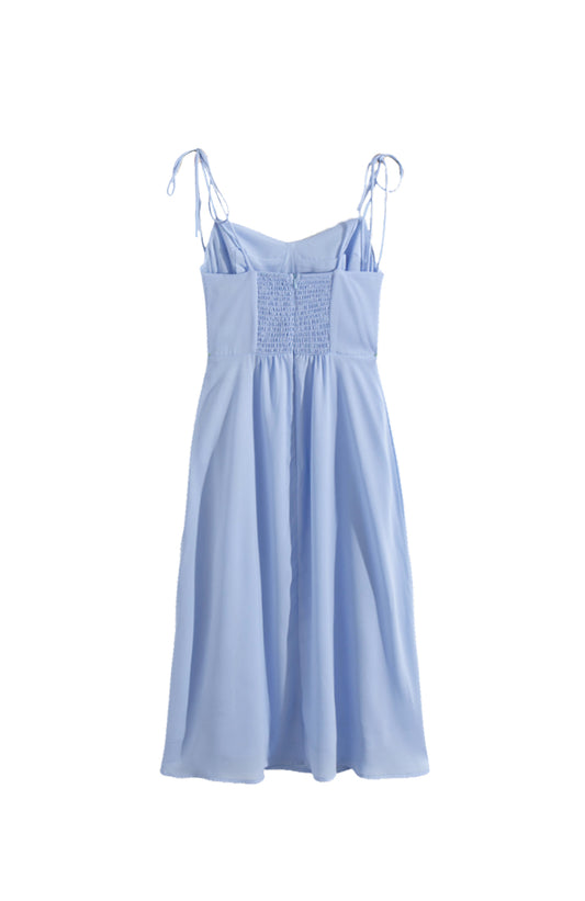 Luna Midi Dress Blue