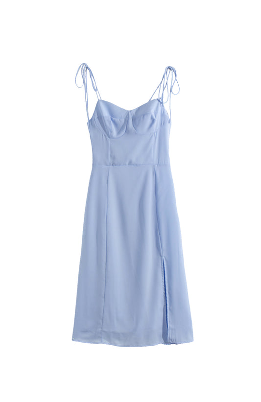 Luna Midi Dress Blue