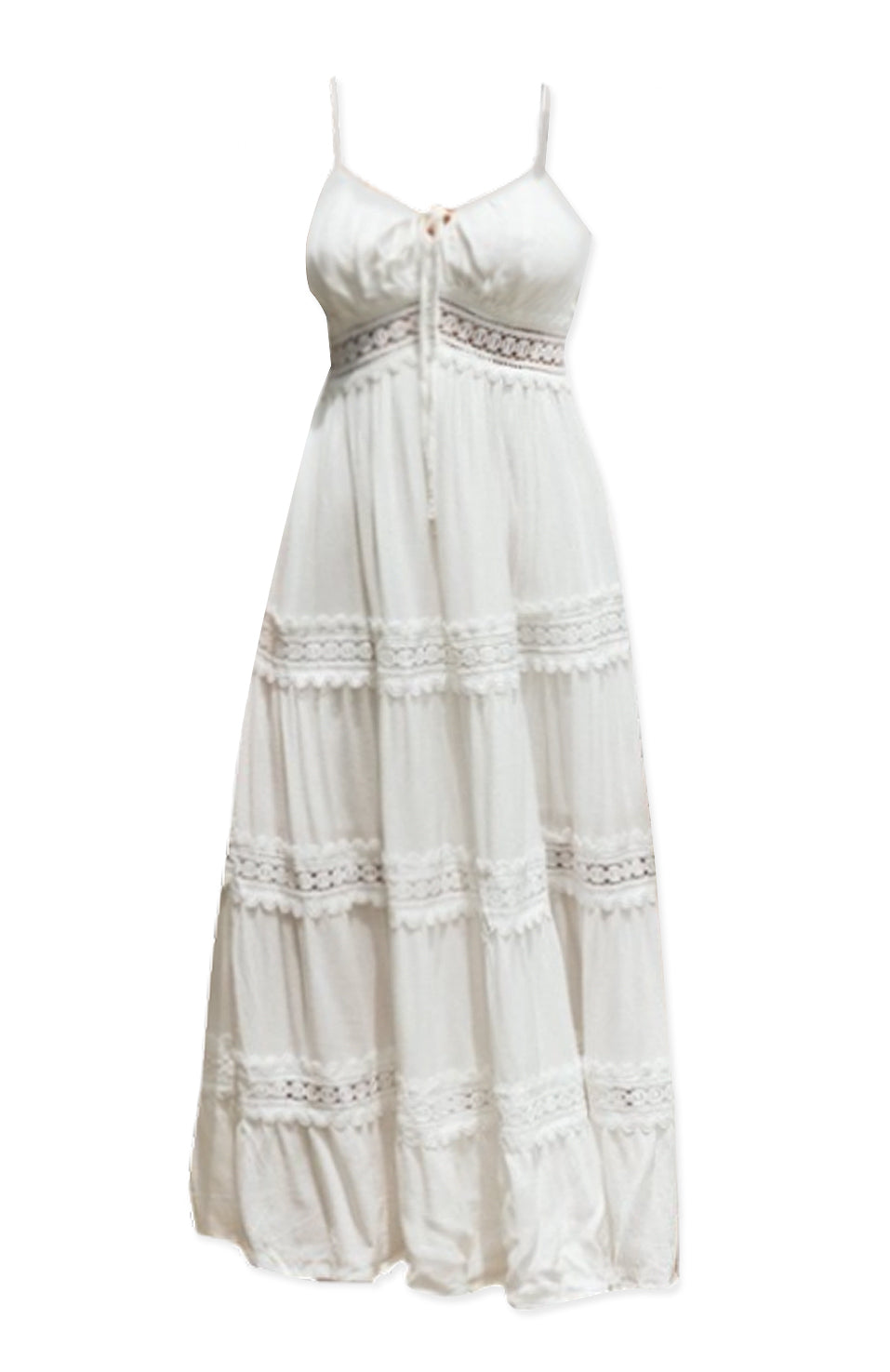 Duchess Maxi Dress White