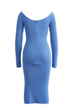 Madalena Midi Dress Blue