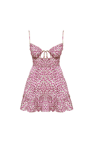 Primrose Knit Mini Dress Pink