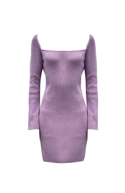 Lavender Haze Knit Dress