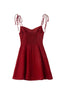 Mirabel Red Mini Dress