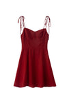 Mirabel Red Mini Dress