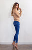 Biege Cream Cinnamon Lace Up Knit Loose Fit Pull Over Jumper 