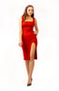 Noel Nights Midi Dress Red