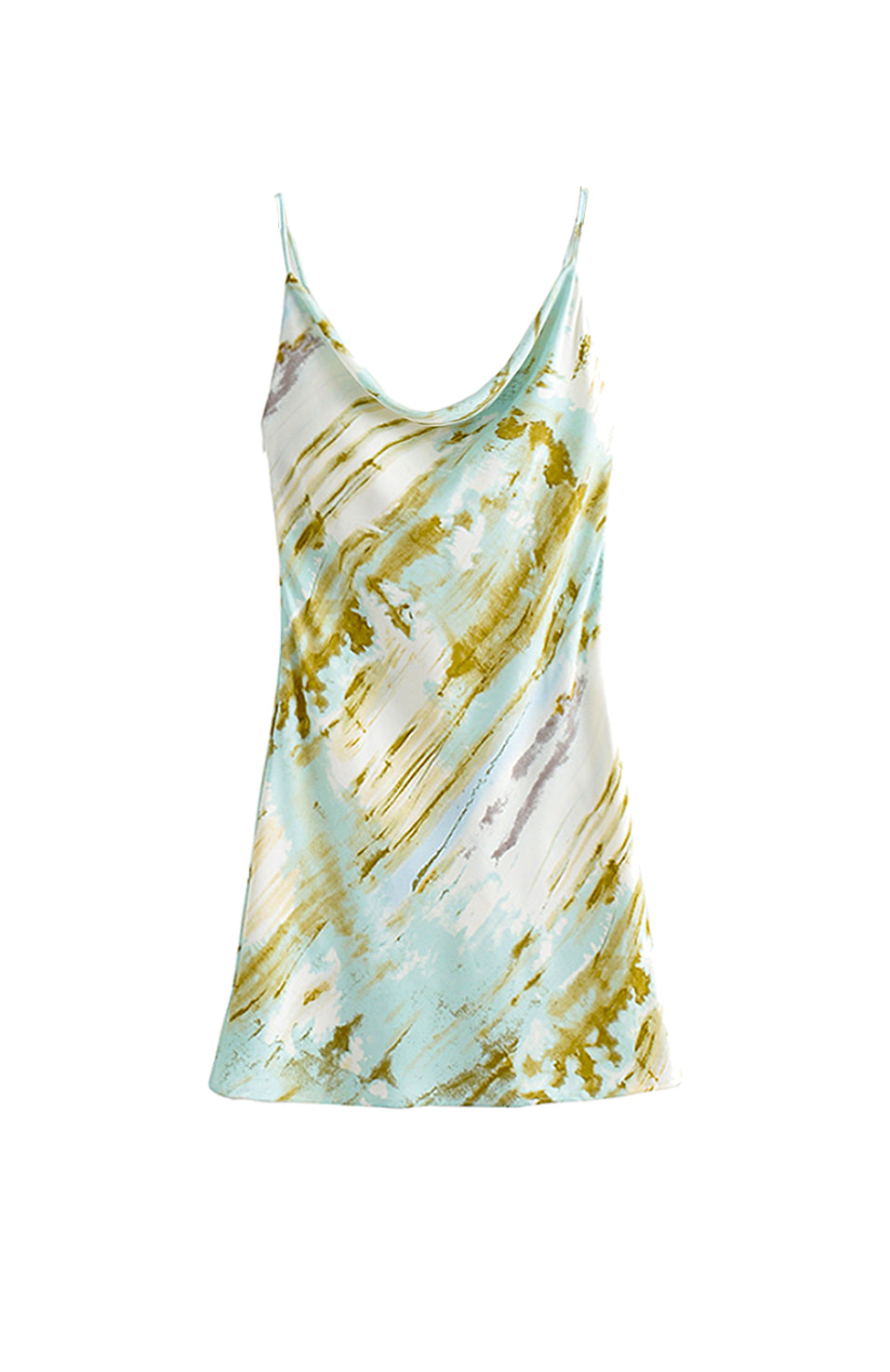 Willow Tie Dye Mini Slip Dress Green Black Coral – Black Coral xo